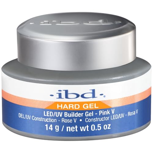 Ibd Hard Gel Led/UV Gel, for Nails & Sculpting, for Nail Extensions, Salon & At-Home Use, 8 Oz