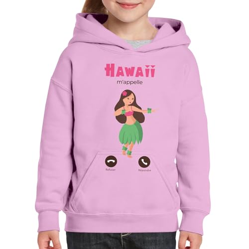 Sweat à capuche enfant Hawaii m'appelle pull de plage premium