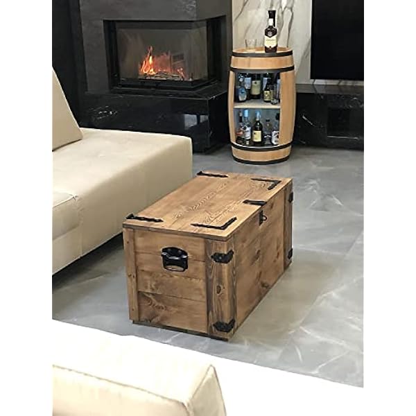 Träfat – fat – vinskåp – vinställ dryckesskåp – vinställ trähylla 80 cm. Dekoration rum – modernt förvaringsskåp. Tunna för gin whisky, ölglas och flaskor. skåp organisatör