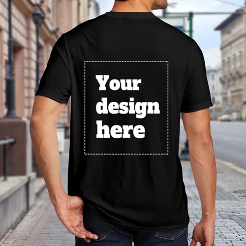 Custom T-Shirts for Men and Women, Custom Shirts, Personalized Cotton t-Shirts with Photo Logo Text4