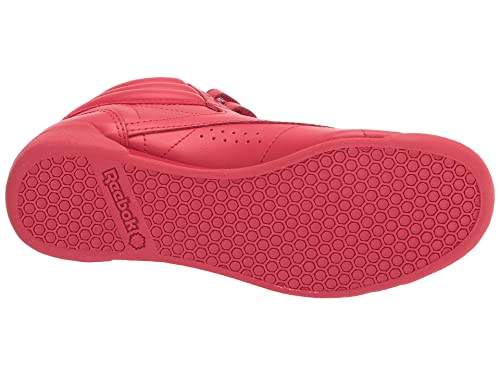 Reebok Women's Freestyle Hi High Top Sneaker, Vector Red/White, 9.5 Women