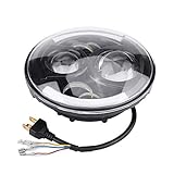 【Exquisite Materialien】 Dieser Refit Motorcycle Headlamp wurde aus hochwertigem Kunststoffmaterial hergestellt, das leicht und langlebig ist. Im Vintage-Stil zeigen Sie Ihre wunderbare Ästhetik und Ihren Geschmack.