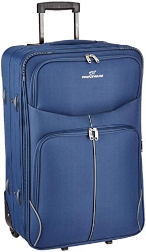 Princeware Wega Polyester 75 cms Navy Blue Softsided Suitcase (6996- BL)