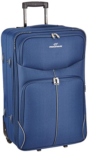 Princeware Wega Polyester 75 cms Navy Blue Softsided Suitcase (6996- BL)