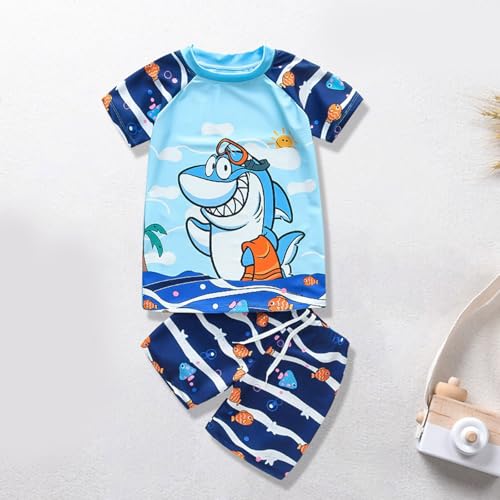 Upgrades Boys Set Comfortable Breathable Fabric Kids Swimsuit Outfit UPF50+ Sun Protections for Ages 3 to 94