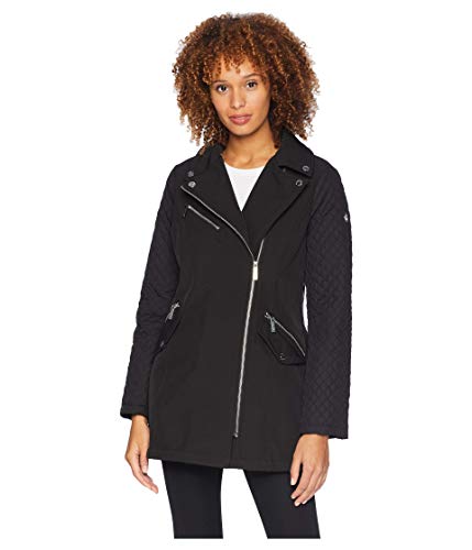 Michael Michael Kors Asymmetric Zip Front Softshell M523496GZ Black MD