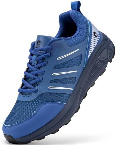 FitVille Laufschuhe Herren Extra Weite Traillaufschuhe Straßenlaufschuhe Breit Sneaker Leicht Sportschuhe Outdoor Schuhe Bequeme Fitnessschuhe Trekkingschuhe