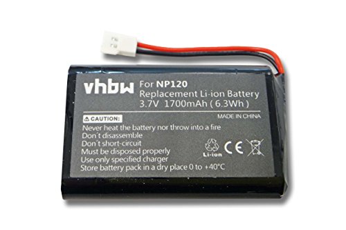 vhbw batteria compatibile con Seecode Vossor V3, Phonebook, Plus vivavoce telefono da conferenza (1700mAh, 3,7V, Li-Ion)