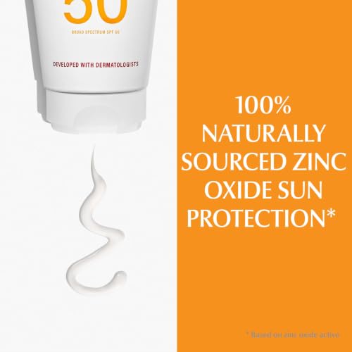 Eucerin Sun Sensitive Mineral Sunscreen Lotion, Face, Body, SPF 50, 4 FL OZ | Hypoallergenic Sunscreen for Sensitive Skin, Broad Spectrum SPF 50, Zinc Oxide Protection, Oxybenzone and Octinoxate Free - image 5