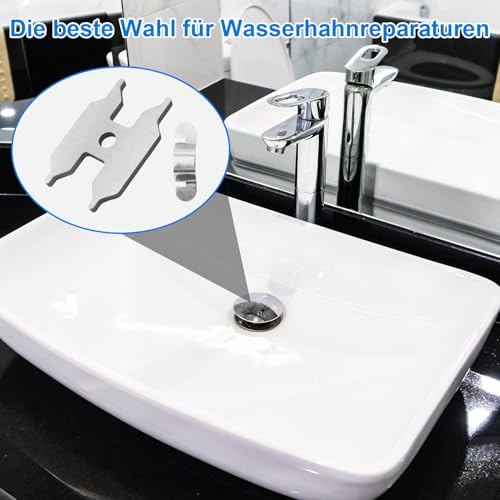 Universalschlüssel für Kartuschenabdeckung, Kartuschenschlüssel, Kartuschenabdeckring Schlüssel für Kartusche, Küchenarmatur, Spültischarmatur,Kartuschenabdeckring