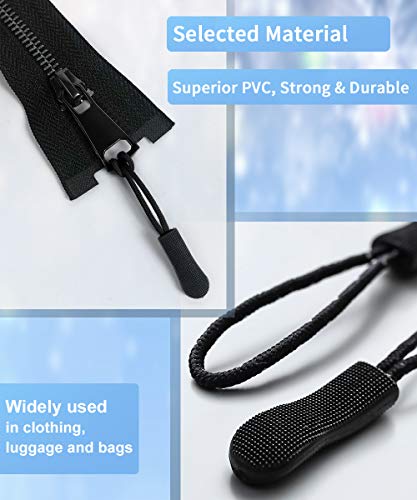 Puxador de zíper, substituição universal de zíper, puxadores de zíper de substituição quebrados (20