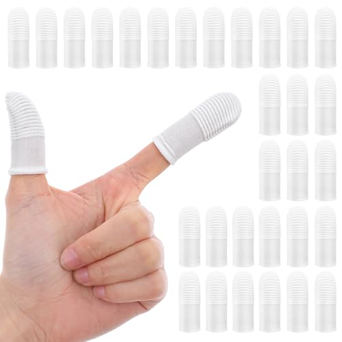 Sibba Dog Toothbrush Finger Toothbrush 30 PCS Pet Dental Care Kit Soft Nylon Finger Brush 360° Dog Tooth Brushing Kit for Dogs Teeth Cleaning White Washable Comfortable Dental Care Pet Toothbrushes