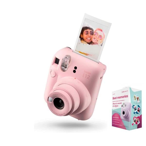Fujifilm Kit Best Memories Instax Mini 12 Blossom Pink/Cámara Instantánea