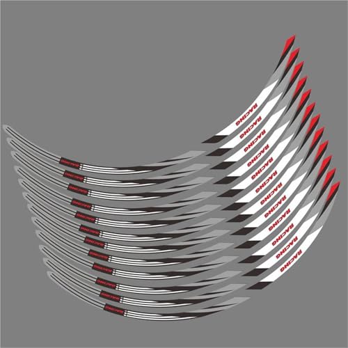 Autocollants de jante étanches gris pour scooter Honda SH350i 2021-2023