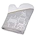HARRY POTTER Hogwarts Oven Mitt - Double-Sided Hogwarts Design - Heat Resistant - Fits Both Right and Left Hand - One Size
