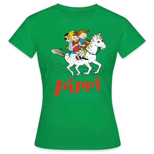 Spreadshirt Pippi Langstrumpf Ausritt Mit Annika Und Tommy Frauen T-Shirt,...