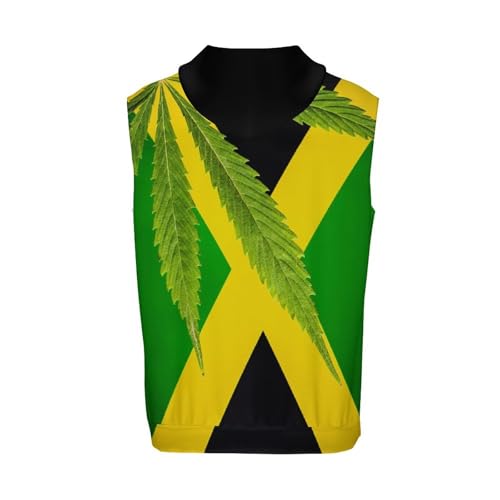 Barbados Flag Men's Tank Top Sleeveless Hoodie Shirt Summer Round Neck T-Shirt Daily Activities2