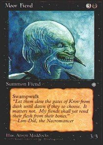Magic The Gathering - Moor Fiend - Ice Age