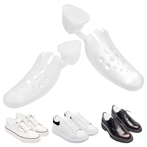 Wukemaoyi 1 Par Hormas para Zapatos Hombre Mujer, Horma para Ensanchar Zapatos Ajustables y Flexibles, Horma de plástico transparente para Zapatoss Botas, Conserva la Forma(UK 3.5-10.5/EU 36-46)