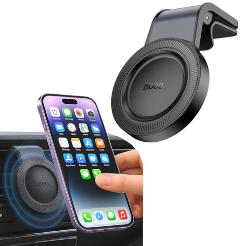 ORIA Handyhalterung Auto Magnet Lüftung Halter für Google Pixel 10 10a 9 9a Pro 8 8a Pro 7 7Pro 7A 6 6 Pro 6a 5a 5 4a 4 XL kompatibel mit Magsafe Lüftungsgitter Schlitze Klima H59