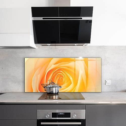 Panneau de cuisine lavable en verre trempé Wallfluent pour protéger et décorer vos murs