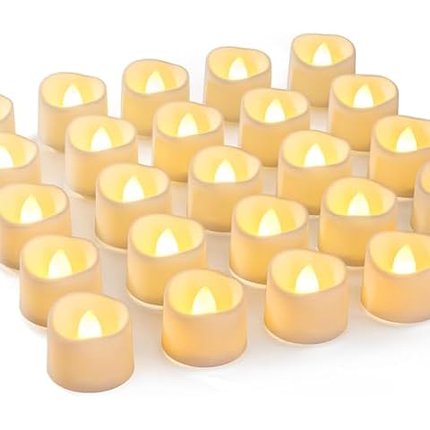 Homemory 72-Pack Flameless Tea Lights Candles Cover