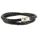 Original WAVEPIRATE Echt-Leder Armband aus hochwertigem Echt-Rindsleder Riemen (6 mm Ø) in liebevoller Handarbeit als Unikat in unserer Werkstatt in Hamburg gefertigt