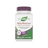 Nature's Way AloeMaxLax with Cascara Sagrada for Occasional Constipation, 4 Herb Blend, 100 Capsules