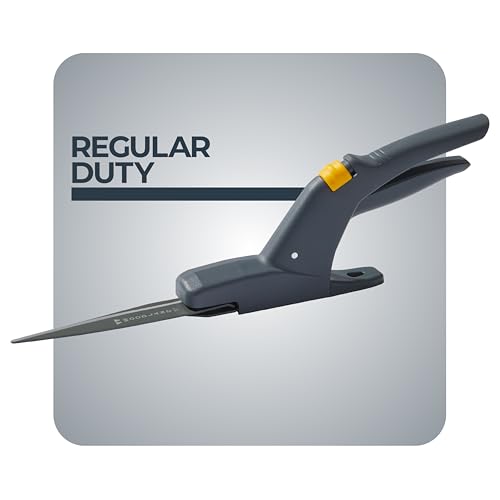 Woodland Tools Regular Duty Grass Shears – Fixed Steel Blades, Lightweight Manual Grass Clippers with Ergonomic Handle for Trimming Around Beds, Edging Paths, and Tight Spaces