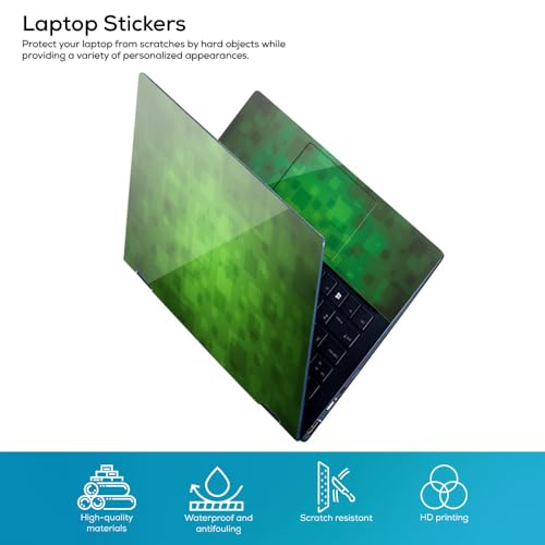 Image of Galaxsia Pattern D45 Top+Wrist Pad Vinyl Laptop Skin /Sticker /Cover Upto 15.6 Inches Laptops Laminated-Removable-HD Quality Compatible for Hp-Dell-Sony-Lenovo-Asus etc.(15x10 Inches)