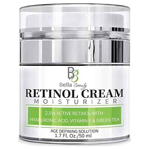 Retinol Moisturizer Anti Aging Cream for Face and Eye Area - With Hyaluronic Acid - 2.5% Active Retinol - Vitamin E - Reduce Appearance of Wrinkles and Fine lines - Best Day and Night Face Cream