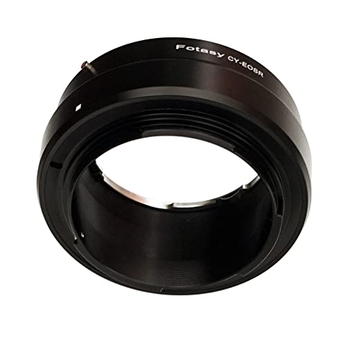 Fotasy Adaptador de objetivo Contax Yashica C/Y a montura Canon EOS RF, compatible con cámaras Canon EOS R RP Ra R3 R5 R6 R7 R10 miniatura 5