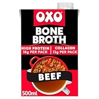 OXO Nourishing Beef Bone Broth, 500 ml (Pack of 10)