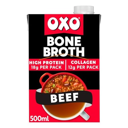 OXO Nourishing Beef Bone Broth, 500 ml (Pack of 10)