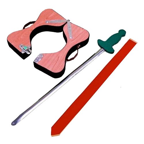 Épée à travers le cou magie pour spectacle de prestidigitation