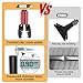 Industrial Commercial Mops for Floor Cleaning - Looped-End Heavy Duty Wet Mop with Long Handle for Hardwood Wood Tile Vinyl - Reusable Cotton Head for Home Garage Kichen Bathroom
