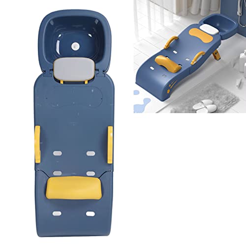 Cadeira de Xampu Infantil Dobrável Cadeira de Xampu para Banhista Evitar Escorregar Cadeira de Lavag