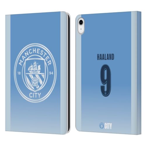 Étui Manchester City iPad 10.9 protège écran cuir contre les chocs Haaland