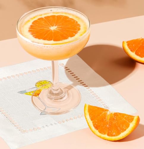 Servilletas decorativas Jolitee de 6x6 pulgadas estilo Cocktail miniatura 6