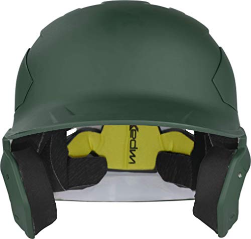 Rawlings | MACH CARBON Baseball Batting Helmet | Small (6 7/8" - 7") | Dark Green by Rawlings - Image 2