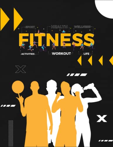 FITNESS TRACKER NOTEBOOK: Fitness Journal Workout Planner Notepad For Women & Men Weight Loss-Daily Log Planner-Workout Accessories-DAILY WATER NEED