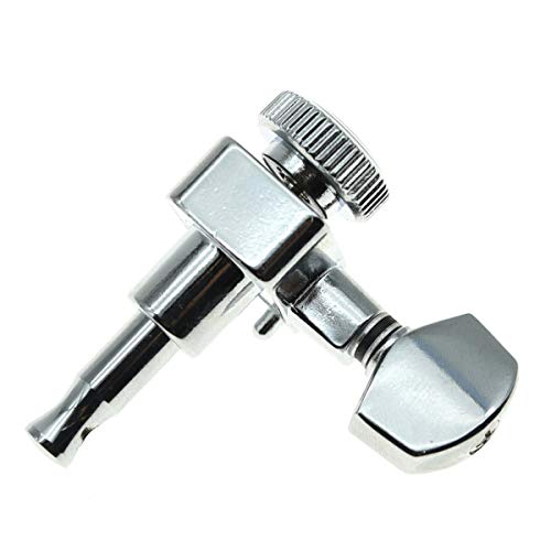 image for Dopro Chrome 2 Pin Locking Guitar Tuners Tuning Keys Pegs Machine Head