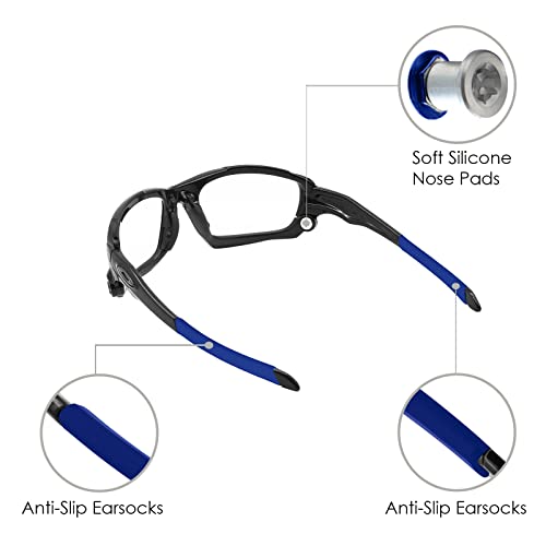 Image of BLAZERBUCK Replacement Earsocks & Bolt for Oakley Jawbone /Racing Jacket /Split Jacket Sunglasses - Blue
