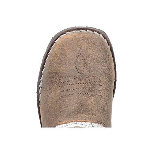 Image of Smoky Mountain Boots Toddlers' Autry Square Toe Leather Western Cowboy Boots