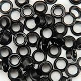 Dritz Bulk Buy 2 Part Eyelets 5/32 inch 35 Pack Black 103-1 (3-Pack)