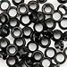 Dritz Bulk Buy 2 Part Eyelets 5/32 inch 35 Pack Black 103-1 (3-Pack)