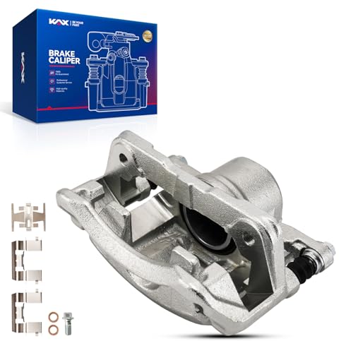 Image of KAX Disc Brake Caliper Assembly Fit for Honda, Acura, Isuzu Models - CR-V, Prelude, Odyssey, Accord, CL, TL, Integra, Oasis, Automotive Replacement Brake Caliper, Front Right Passenger Side