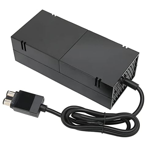 ZHXH Power Supply Brick, Low Noise AC Adapter Cable Replacement Charger with Wall Charger Cable Compatible with Xbox One Console, 100-240V Auto Voltage(UK Plug) Cover