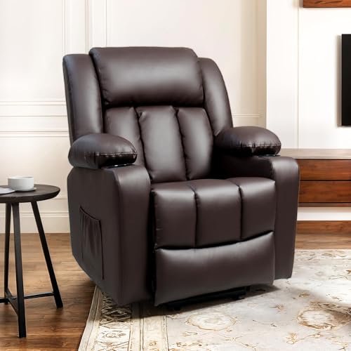 Sillón reclinable eléctrico con calefacción y masaje miniatura 1
