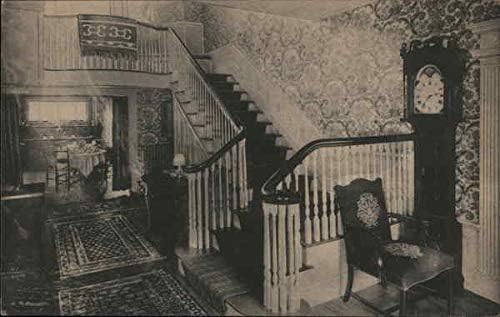 Reception Hall at Hartness House Springfield, Vermont VT Original Antique Postcard